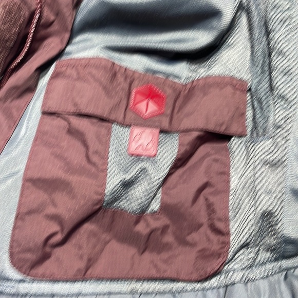 XS Helly Tech ski jacket. Burgundy and Pink. Used excellent condition. - Picture 8 of 9